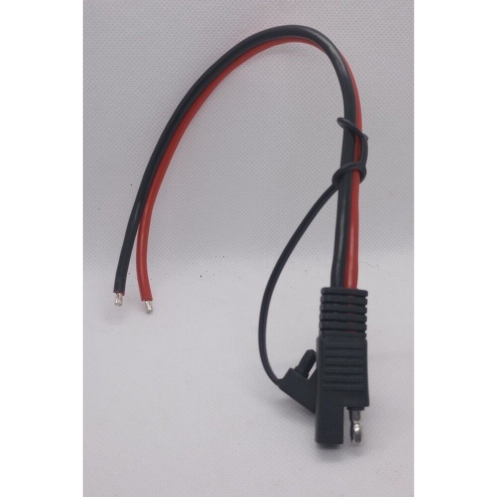 1x Solar Battery SAE DC Power Automotive DIY Connector Extension Cable 18AWG 1ft